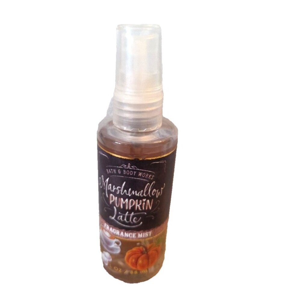 Bath & Body Works Marshmallow Pumpkin Latte Fragrance Mist Disc. NEW 3 fl oz